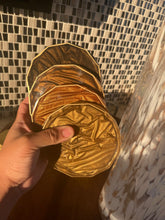 Load image into Gallery viewer, Shades of Melanin Satin Coaster Set of 4